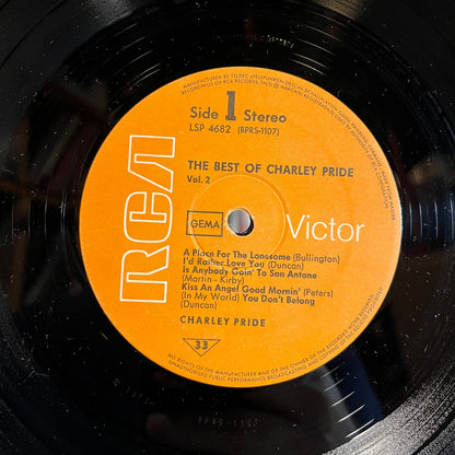 Charley Pride - The Best Of Charley Pride Vol. II (GERMAN VINYL) | Near Mint- (NM-)-