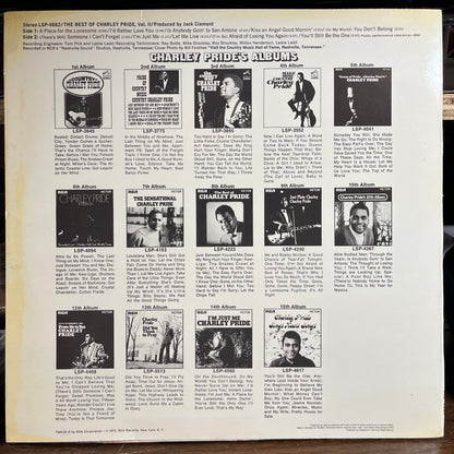 Charley Pride - The Best Of Charley Pride Vol. II (GERMAN VINYL) | Near Mint- (NM-)-