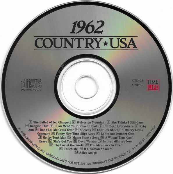 Various - Country USA 1962 (CD) | Near Mint (NM) Near Mint (NM)-