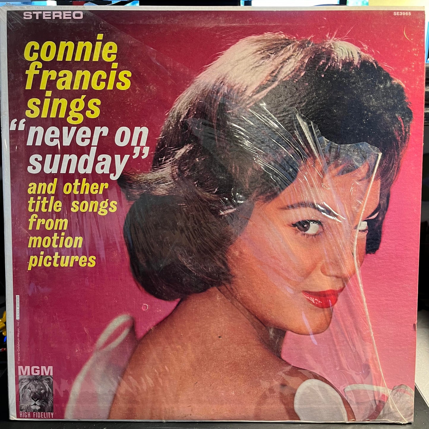 Connie Francis - Sings Never On Sunday And Other Title Songs *CANADA/SHRINK* | Near Mint (NM) Near Mint (NM)-