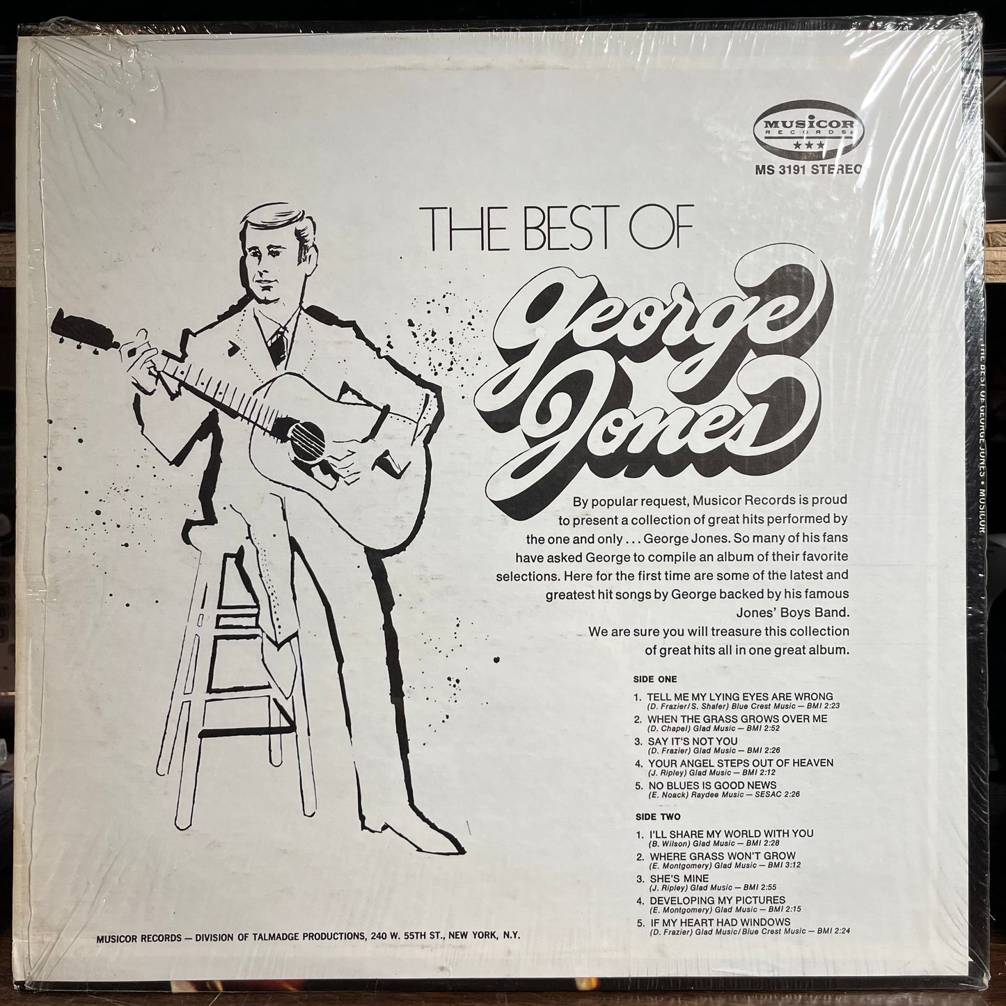 George Jones (2) - The Best Of George Jones (VINYL) | Near Mint (NM) Near Mint (NM)-