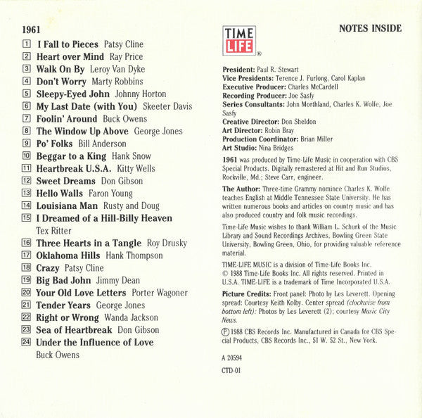 Various - Country USA 1961 (CD) | Near Mint (NM) Near Mint (NM)-