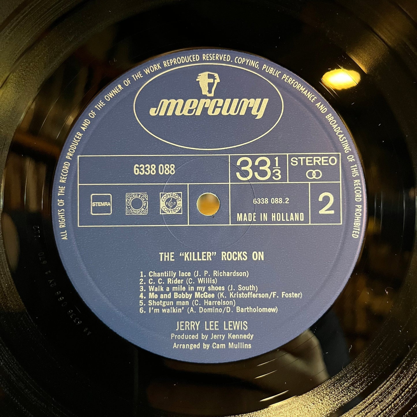 Jerry Lee Lewis - The "Killer" Rocks On (FRENCH VINYL) | Near Mint (NM) Near Mint (NM)--