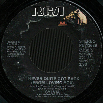 Sylvia (7) - I Never Quite Got Back (From Loving You) | Near Mint (NM) Near Mint (NM)-