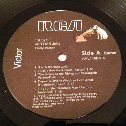 Dolly Parton - 9 To 5 And Odd Jobs (VINYL) | Near Mint (NM) Excellent+ (EX+)-