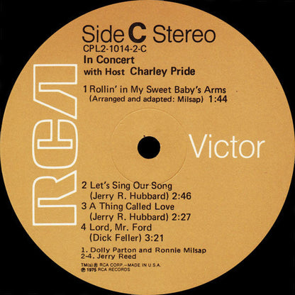 Various - In Concert With Host Charley Pride | Near Mint (NM) Near Mint (NM)-