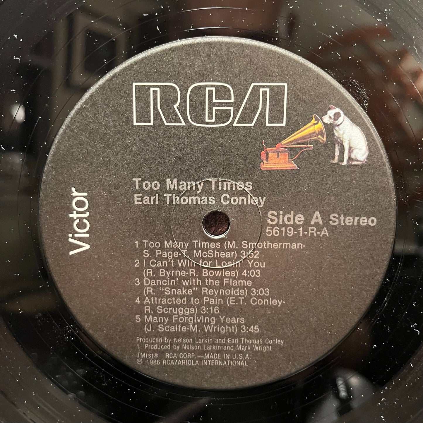 Earl Thomas Conley - Etc. Too Many Times | Near Mint (NM) Excellent (EX)-