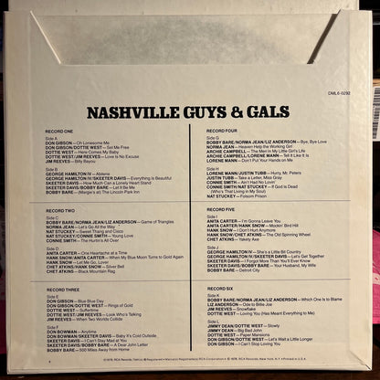 Various - Nashville Guys & Gals *6XLP* | Near Mint (NM) Excellent (EX)-