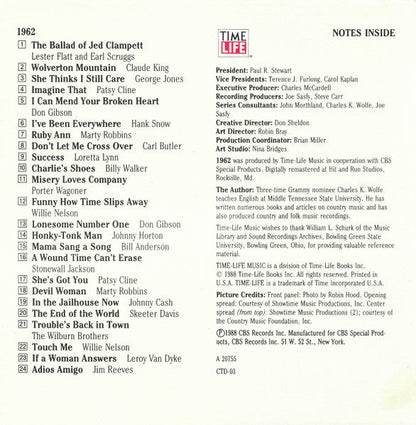 Various - Country USA 1962 (CD) | Near Mint (NM) Near Mint (NM)-