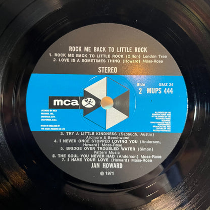 Jan Howard - Rock Me Back To Little Rock (UK VINYL) | Near Mint (NM) Near Mint (NM)-