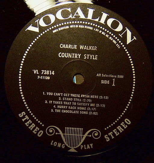 Charlie Walker (2) - Country Style | Near Mint (NM) Near Mint (NM)-