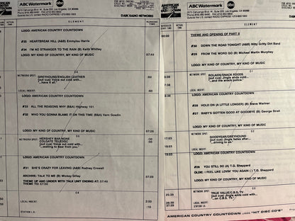 Various - American Country Countdown 2-3-89 891-6 | Near Mint (NM) Excellent (EX)-