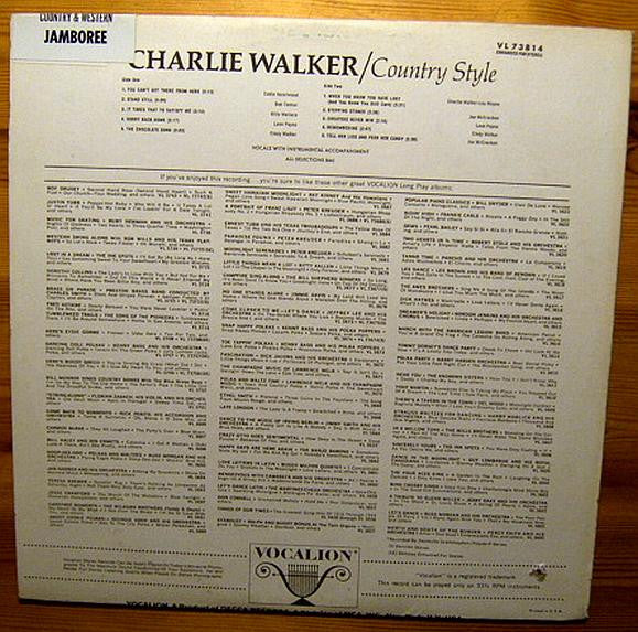 Charlie Walker (2) - Country Style | Near Mint (NM) Near Mint (NM)-