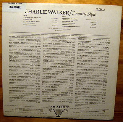 Charlie Walker (2) - Country Style | Near Mint (NM) Near Mint (NM)-