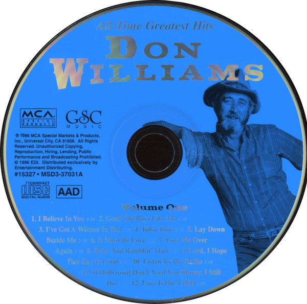 Don Williams (2) - 36 All-Time Greatest Hits (3xCD) | Near Mint (NM) Near Mint (NM)-