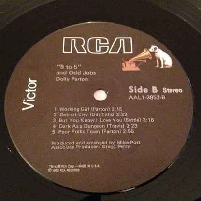 Dolly Parton - 9 To 5 And Odd Jobs (VINYL) | Near Mint (NM) Excellent+ (EX+)-