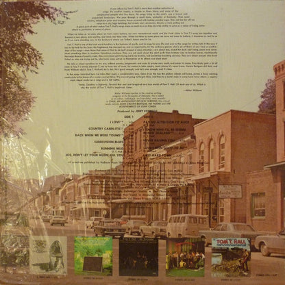 Tom T. Hall - For The People In The Last Hard Town (VINYL) | Near Mint (NM) Excellent+ (EX+)-
