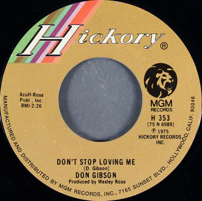 Don Gibson - Don't Stop Loving Me | Near Mint (NM) Generic-