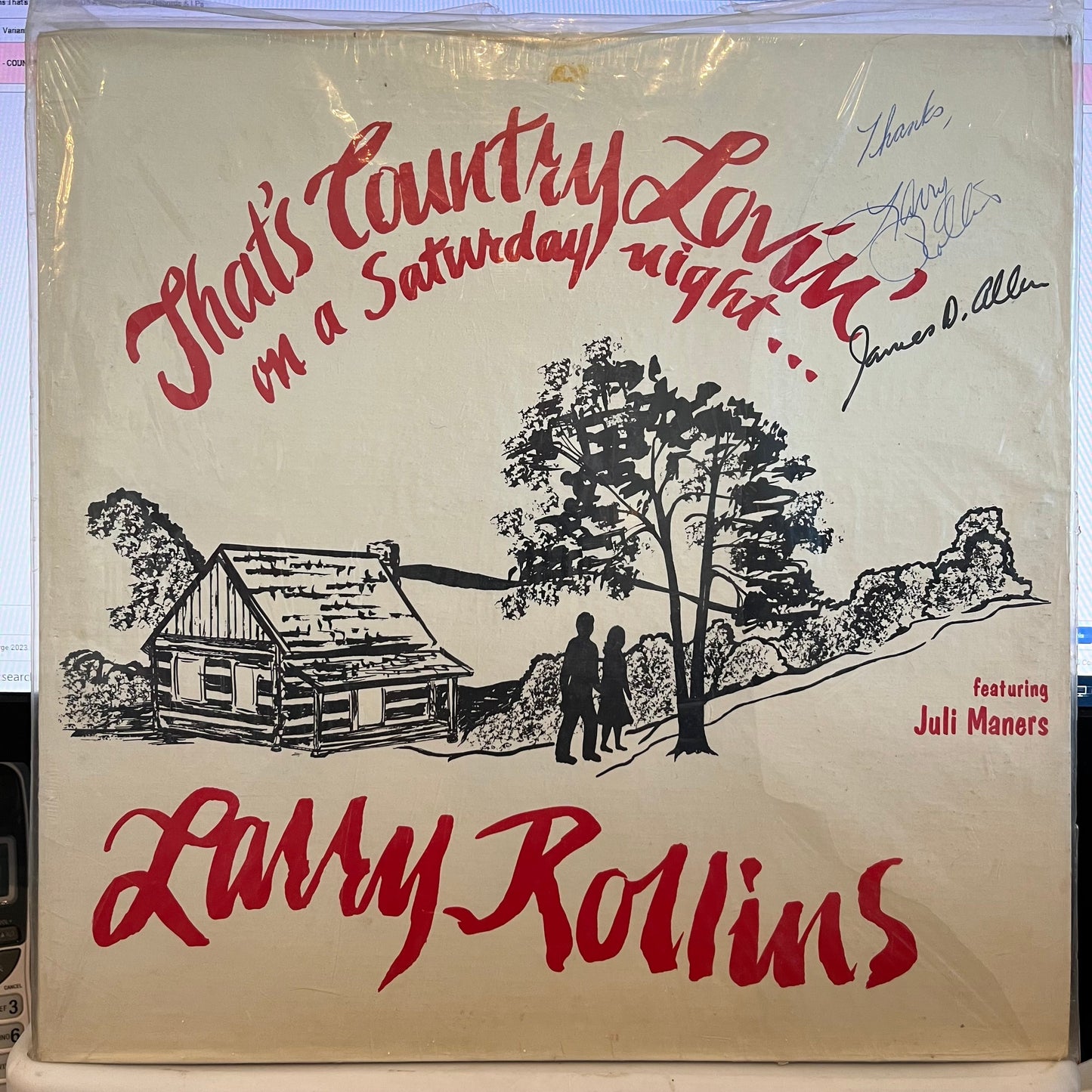 Larry Rollins - That's Country Lovin' On A Saturday Night | Near Mint (NM) Near Mint (NM)-