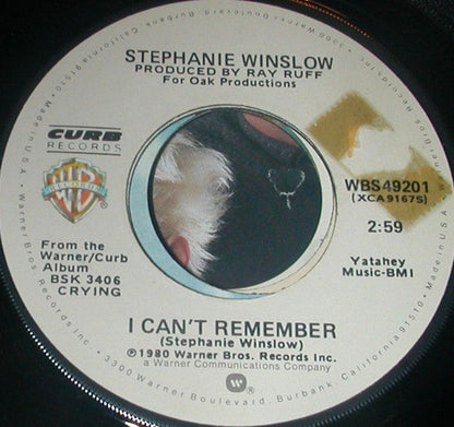 Stephanie Winslow - I Can't Remember | Near Mint (NM) Near Mint (NM)-