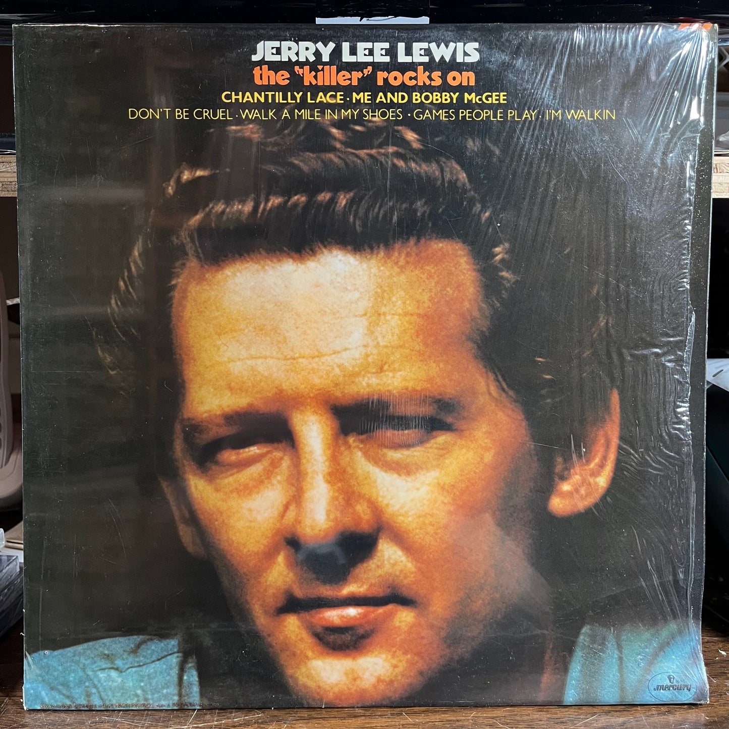 Jerry Lee Lewis - The "Killer" Rocks On (FRENCH VINYL) | Near Mint (NM) Near Mint (NM)--