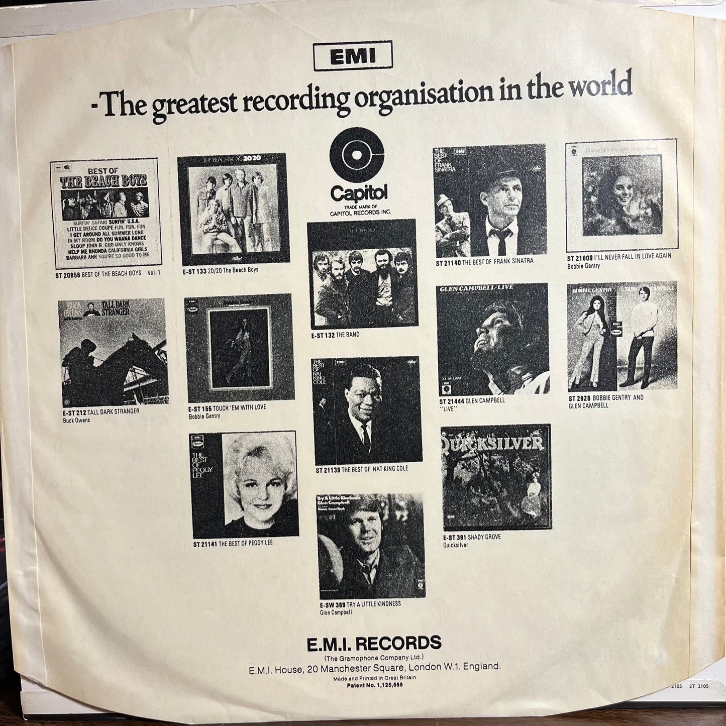 Buck Owens - The Best Of Buck Owens (UK VINYL) | Near Mint (NM) Near Mint (NM)-