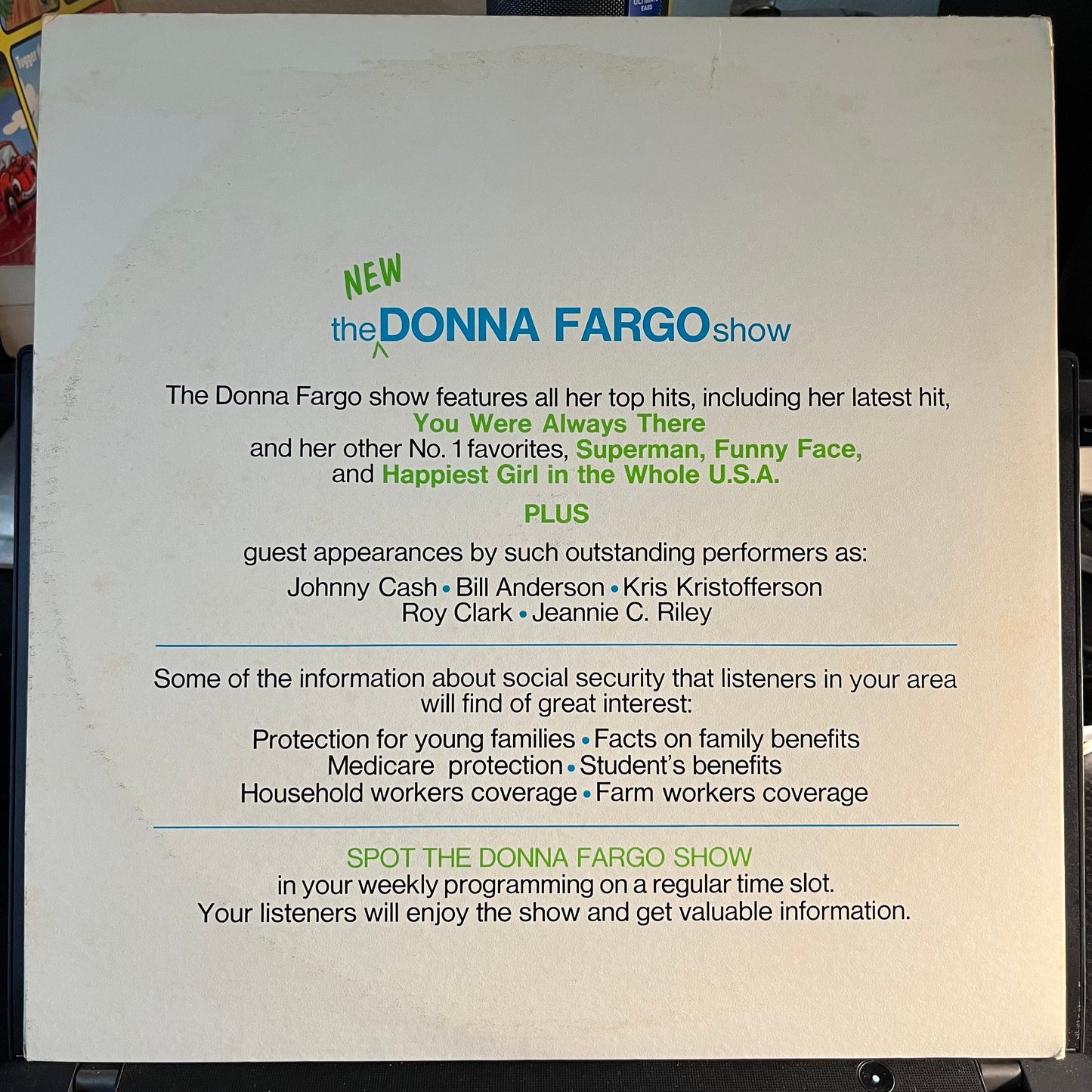 Donna Fargo - Social Security Presents: The New Donna Fargo Show: Shows #27-39 | Near Mint (NM) Near Mint (NM)-