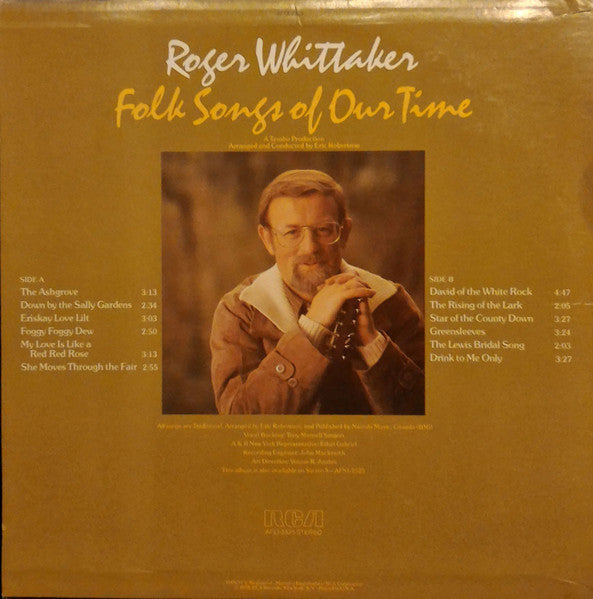 Roger Whittaker - Folk Songs Of Our Time | Near Mint (NM) Excellent (EX)-