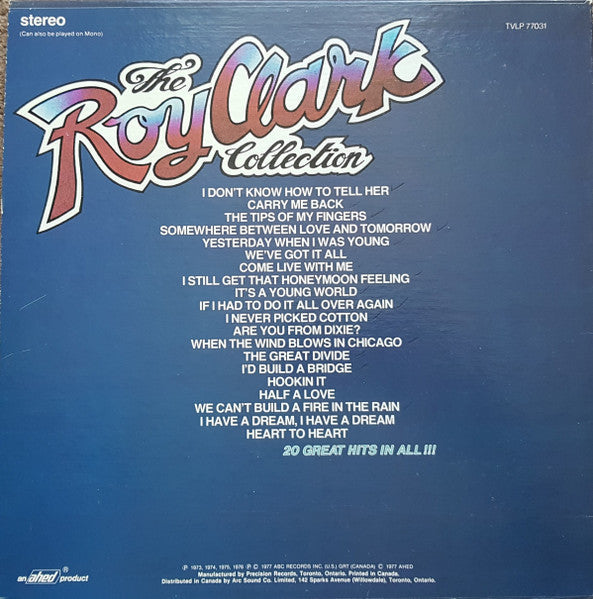 Roy Clark - The Roy Clark Collection *SHRINK* | Near Mint (NM) Near Mint (NM)-