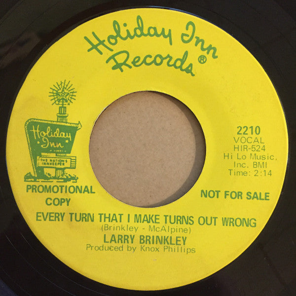 Larry Brinkley - Guitar Pickin' D.J. (7" VINYL) | Near Mint (NM or M-) Generic-
