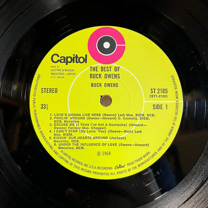 Buck Owens - The Best Of Buck Owens (UK VINYL) | Near Mint (NM) Near Mint (NM)-