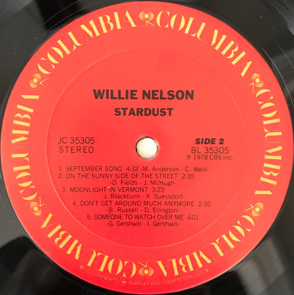 Willie Nelson - Stardust | Near Mint (NM) Very Good Plus (VG+)-