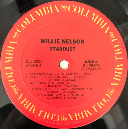Willie Nelson - Stardust | Near Mint (NM) Very Good Plus (VG+)-
