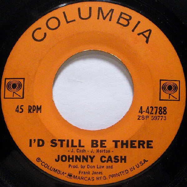 Johnny Cash - Ring Of Fire (7" VINYL) | Very Good (VG) Generic-
