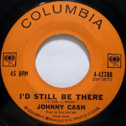 Johnny Cash - Ring Of Fire (7" VINYL) | Very Good (VG) Generic-