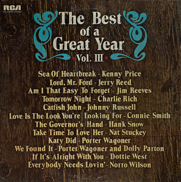 The Best Of A Great Year Vol. III *SEALED* | Mint (M) Near Mint (NM)-