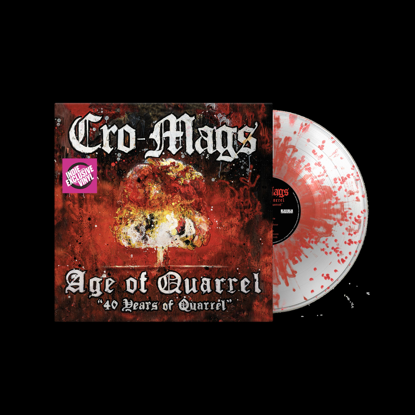 Cro-Mags - Age Of Quarrel: 40 Years Of Quarrel (Indie Exclusive) [Crystal Red Splatter] |-