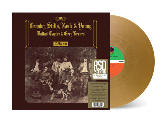 Crosby Stills Nash & Young - Deja Vu (RSD IEX Gold Nugget VINYL LP Rhino RNTH882006) | NEW-