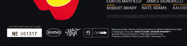 Curtis Mayfield - Super Fly | Mint (M) Mint (M)-