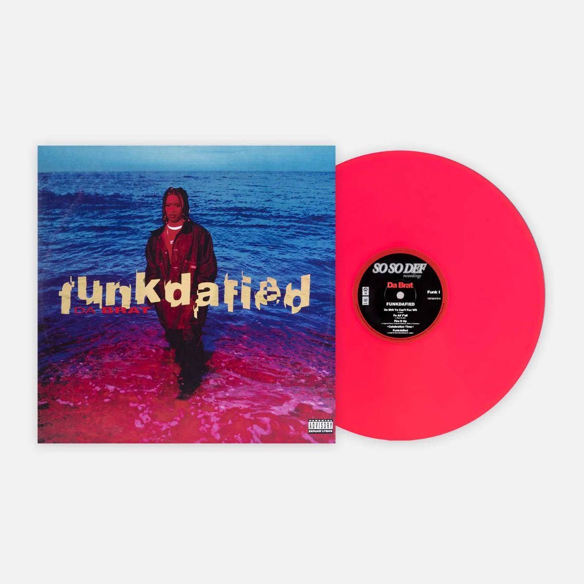 Da Brat - Funkdafied [Explicit Content] (Limited Edition, Neon Red Colored Vinyl) | Mint (M) Mint (M)-
