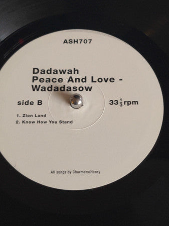 Dadawah - Peace And Love - Wadadasow | Mint (M) Mint (M)-
