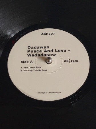 Dadawah - Peace And Love - Wadadasow | Mint (M) Mint (M)-