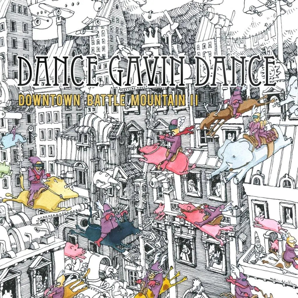 Dance Gavin Dance - Downtown Battle Mountain Ii (15th Anniversary Light Blue Glitter VINYL LP Rise RISE245123) | NEW-