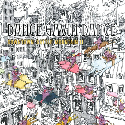 Dance Gavin Dance - Downtown Battle Mountain Ii (15th Anniversary Light Blue Glitter VINYL LP Rise RISE245123) | NEW-
