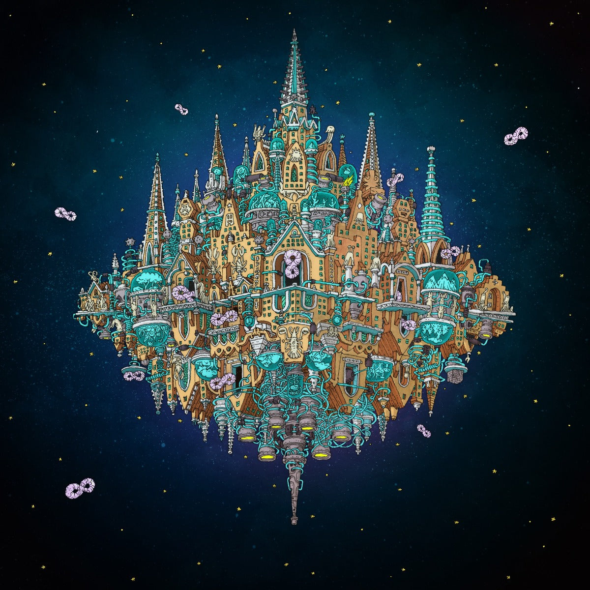 Dance Gavin Dance - Pantheon (Cobalt/Ruby Smush/White Splatter 2xVINYL) | Mint (M) Mint (M)-