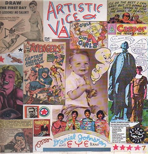 Daniel Johnston - Artistic Vice (Light Blue & Peach Swirl) (2 Lp) | Mint (M) Mint (M)-