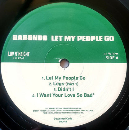 Darondo - Let My People Go | Mint (M) Mint (M)-