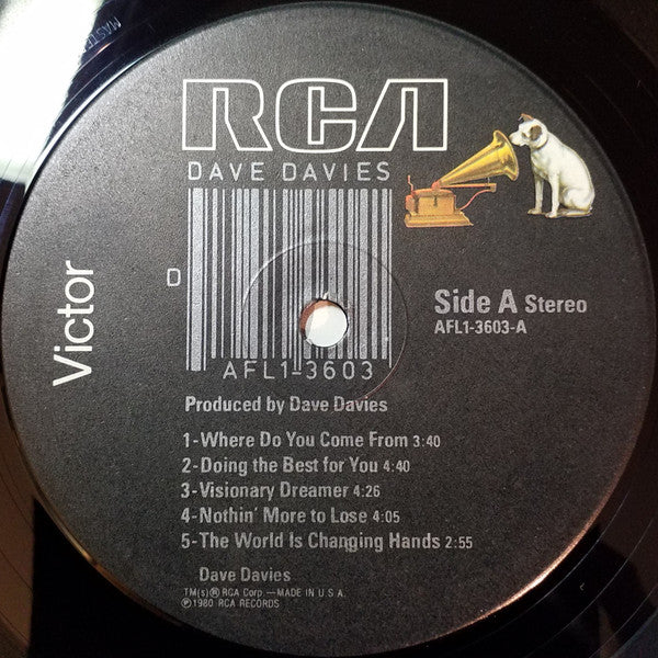 Dave Davies - AFL1-3603 | Near Mint (NM) Near Mint (NM)-