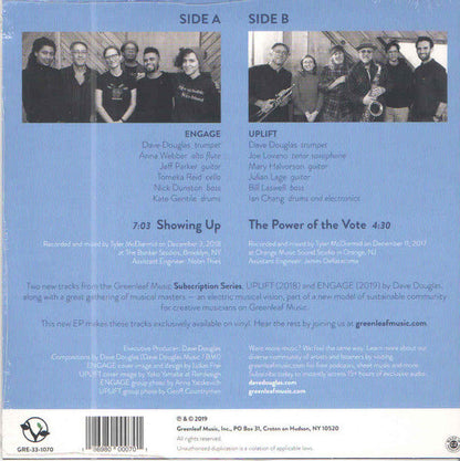 Dave Douglas - Showing Up / The Power Of The Vote | Mint (M) Mint (M)-