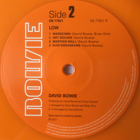 David Bowie - Low | Mint (M) Mint (M)-